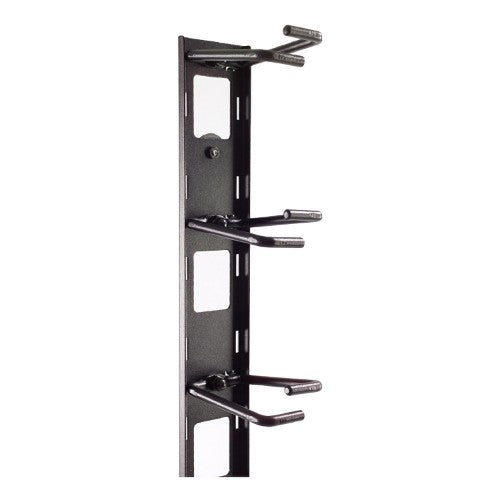 APC NetShelter Cable Management, Vertical Cable Manager, Cable Rings, Set of 8, Black, 55 mm x 766 mm x 85 mm