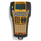 DYMO Rhino 6000+ Industrial Label Maker | Computer Connected Label Maker with Hard Carry Case | Includes 1 Vinyl Tape Cassette1 Flexible Nylon Tape Cassette and Rechargeable Lithium Ion Battery